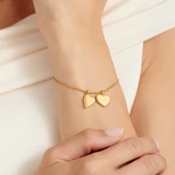 Katie Loxton Bridesmaid Gifts | Gold Wedding Jewellery*'Maid of Honour' Gold Bridal Charm Bracelet