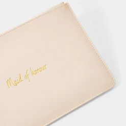Katie Loxton Sentiment Pouches | Bridesmaid Gifts*'Maid of Honour' Perfect Pouch Blossom Pink
