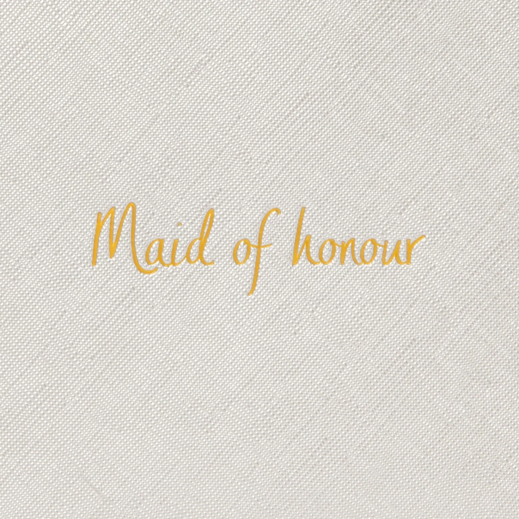 Katie Loxton Sentiment Pouches | Bridesmaid Gifts*'Maid of Honour' Perfect Pouch Silver
