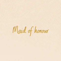 Katie Loxton Sentiment Pouches | Bridesmaid Gifts*'Maid of Honour' Perfect Pouch Eggshell
