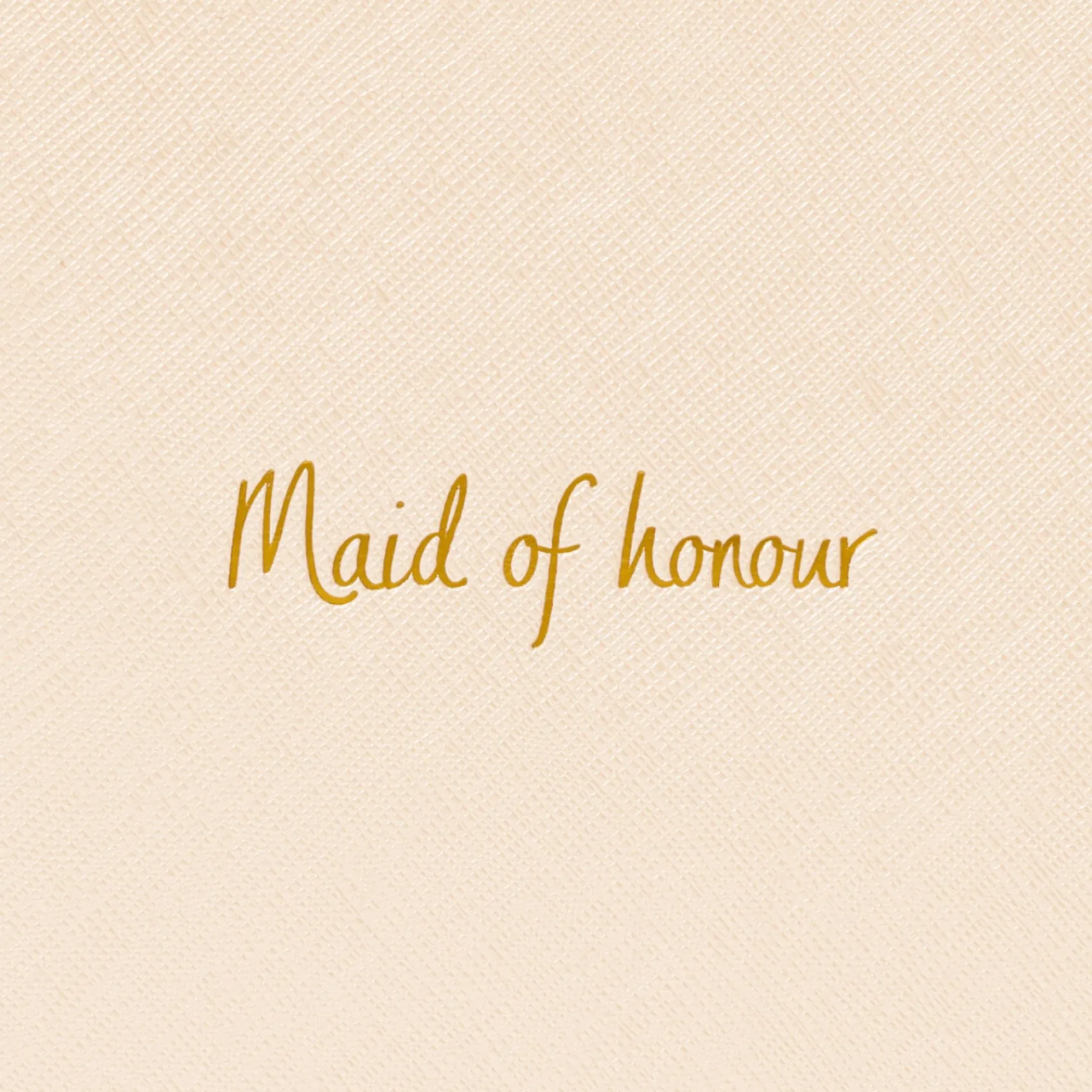 Katie Loxton Sentiment Pouches | Bridesmaid Gifts*'Maid of Honour' Perfect Pouch Eggshell