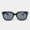 Katie Loxton Women's Sunglasses | Honeymoon Gifts*Manhattan and Gold Sunglasses Black