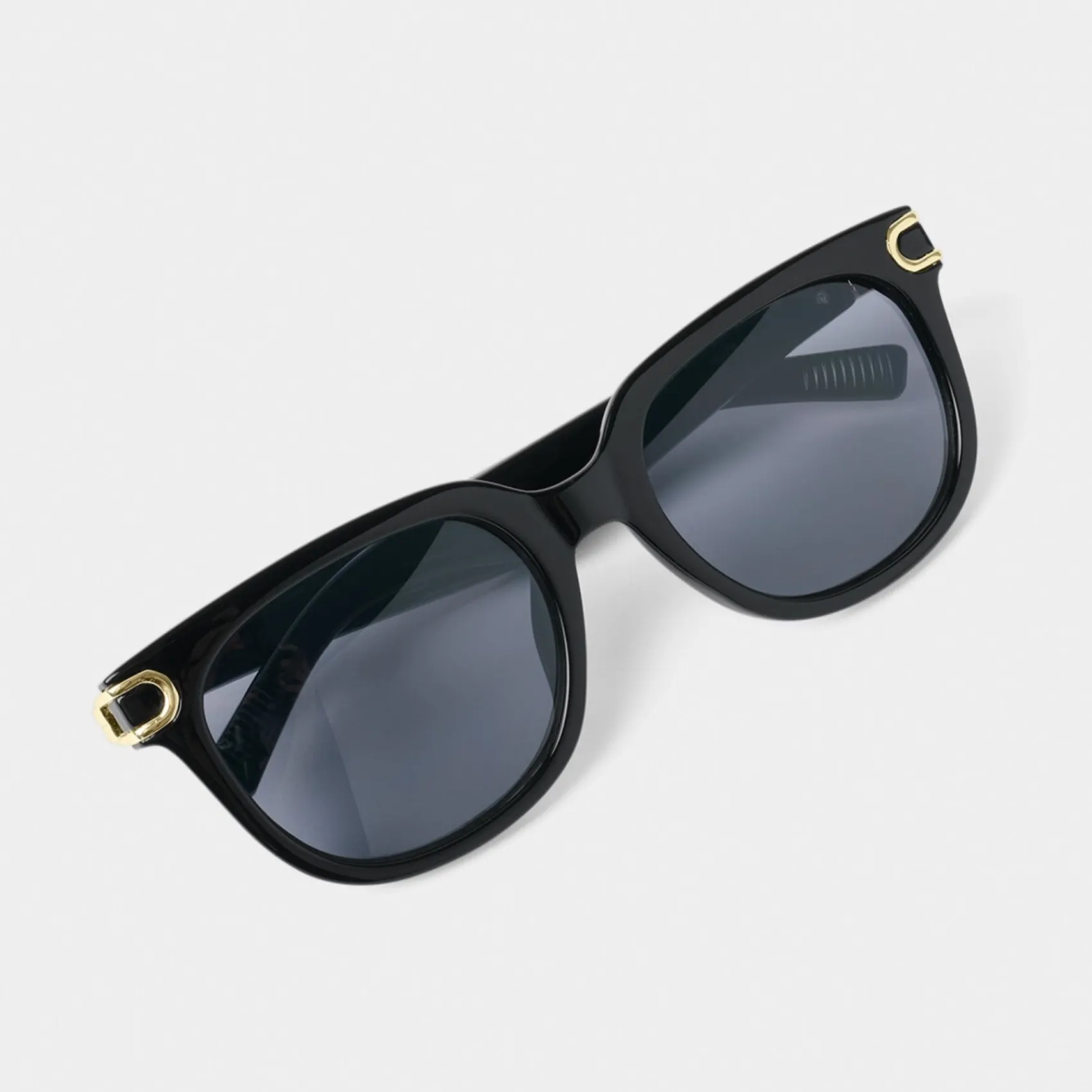 Katie Loxton Women's Sunglasses | Honeymoon Gifts*Manhattan and Gold Sunglasses Black