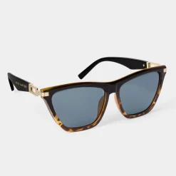 Katie Loxton Women's Sunglasses | Honeymoon Gifts*Marbella Cat Eye Sunglasses Black Tortoiseshell