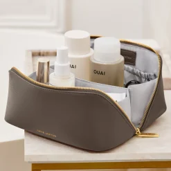 Katie Loxton Makeup & Wash Bags | Honeymoon Gifts*Medium Mink Makeup and Wash Bag Mink Brown