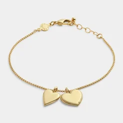 Katie Loxton Engagement Gifts | Bride Gifts*'Miss to Mrs' Gold Bridal Charm Bracelet