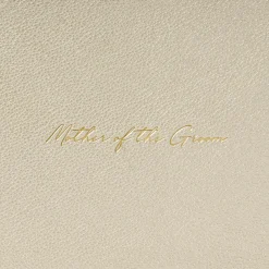 Katie Loxton Sentiment Pouches | Mother Of The Groom Gifts*'Mother of the Groom' Metallic Sentiment Pouch Gold