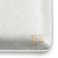 Katie Loxton Sentiment Pouches | Mother Of The Groom Gifts*'Mother of the Groom' Metallic Perfect Pouch Silver