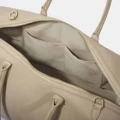 Katie Loxton Honeymoon Gifts | Bride Gifts*Oxford Weekend Holdall Duffle Bag Light Taupe