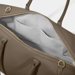 Katie Loxton Honeymoon Gifts | Bride Gifts*Oxford Weekend Holdall Duffle Bag Mink