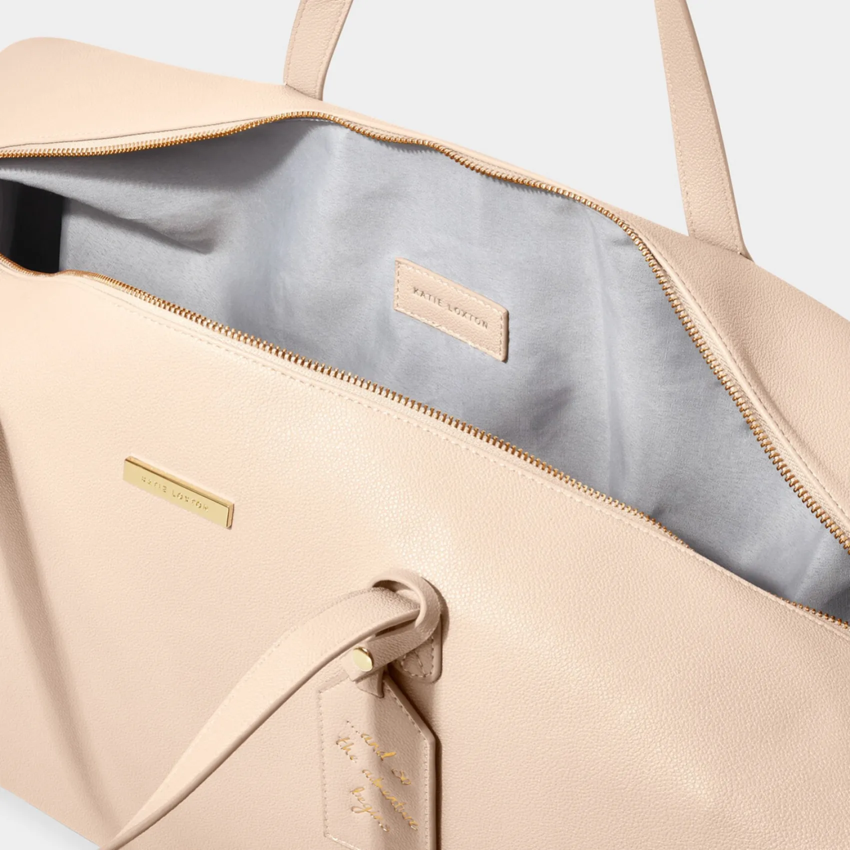 Katie Loxton Honeymoon Gifts | Bride Gifts*Weekend Holdall Duffle Bag Pale Pink