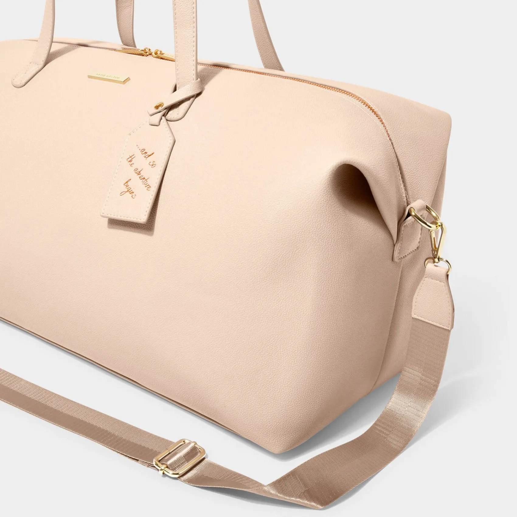 Katie Loxton Honeymoon Gifts | Bride Gifts*Weekend Holdall Duffle Bag Pale Pink