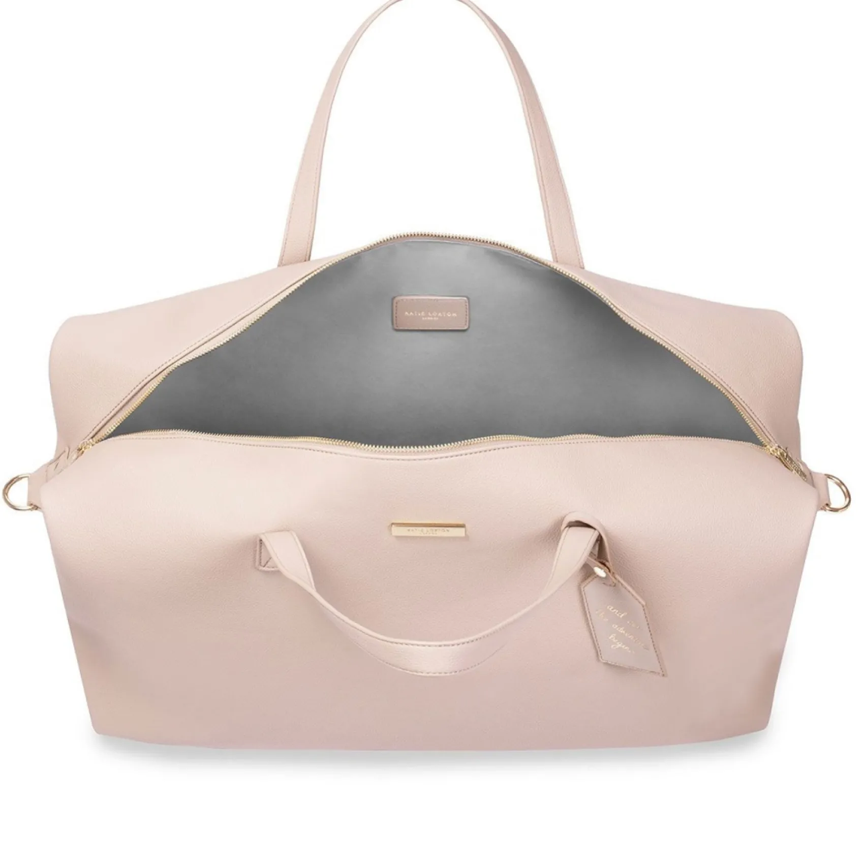 Katie Loxton Honeymoon Gifts | Bride Gifts*Weekend Holdall Duffle Bag Pale Pink