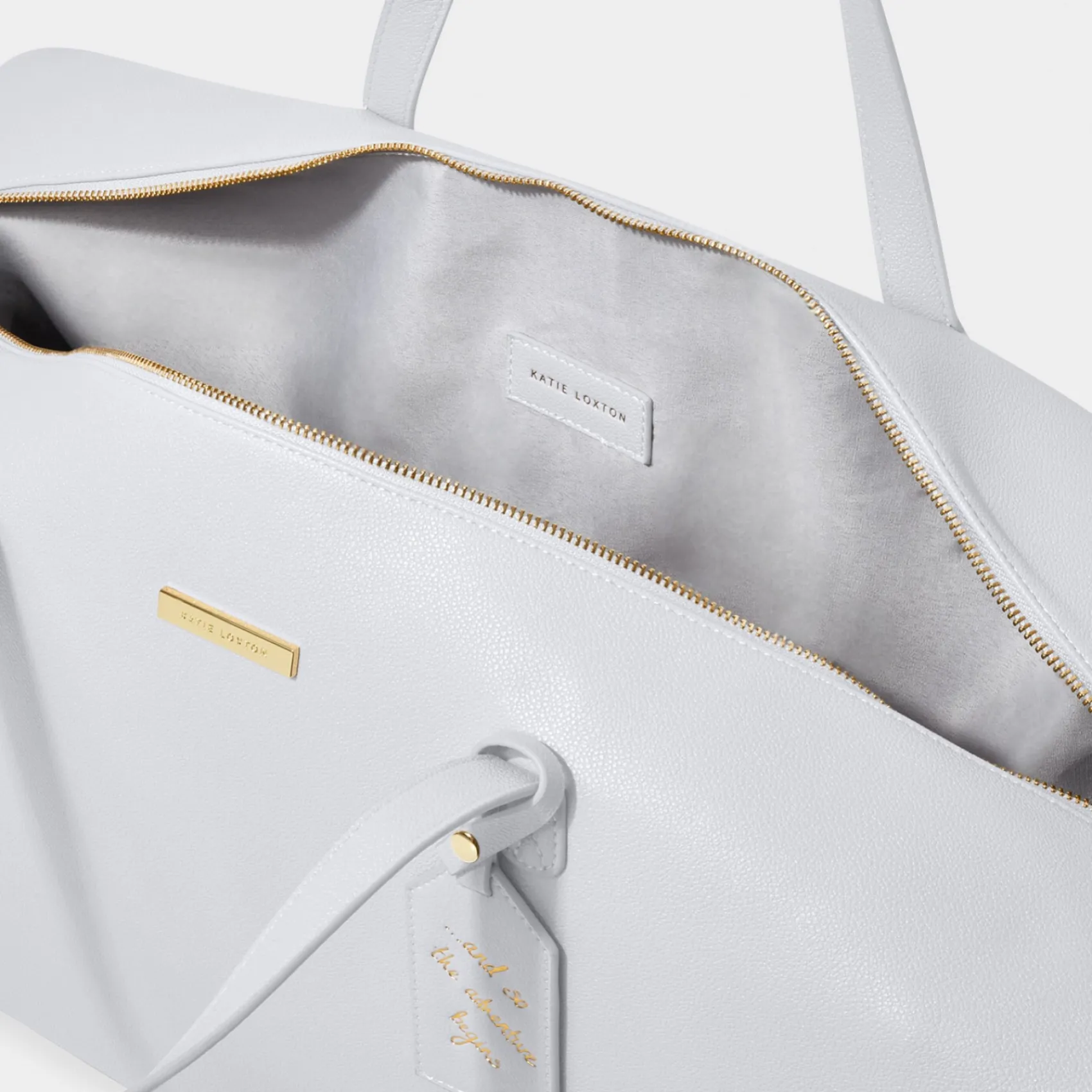 Katie Loxton Honeymoon Gifts | Bride Gifts*Weekend Holdall Duffle Bag Powder Blue