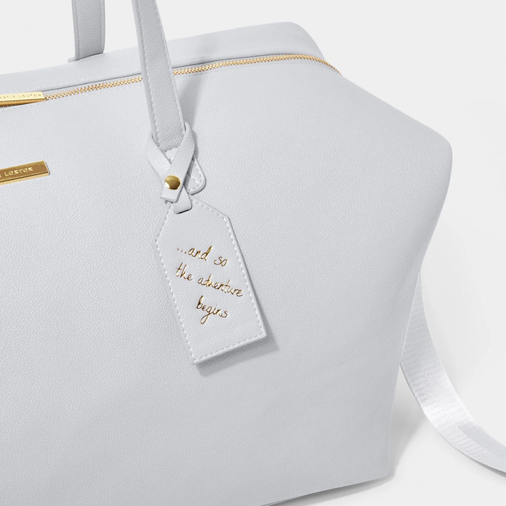 Katie Loxton Honeymoon Gifts | Bride Gifts*Weekend Holdall Duffle Bag Powder Blue