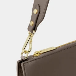 Katie Loxton Wedding Guest Bags*Reya Shoulder Bag Mink Brown