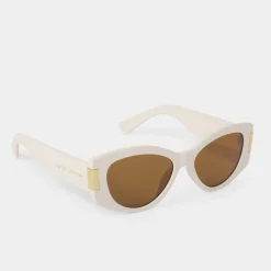 Katie Loxton Women's Sunglasses | Honeymoon Gifts*Rimini Oval Sunglasses Off White