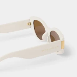 Katie Loxton Women's Sunglasses | Honeymoon Gifts*Rimini Oval Sunglasses Off White