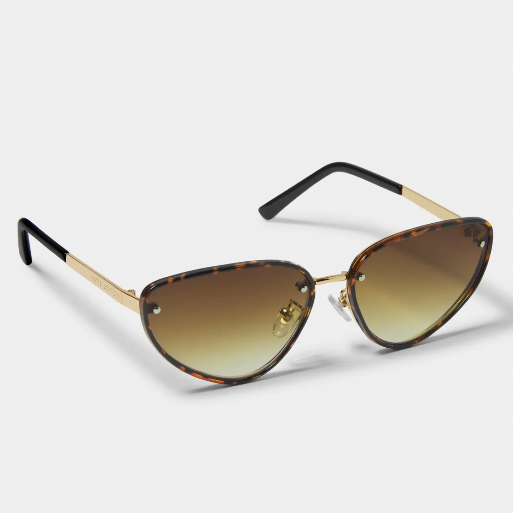 Katie Loxton Women's Sunglasses | Honeymoon Gifts*Saint-Tropez Cat Eye Sunglasses Brown Tortoiseshell