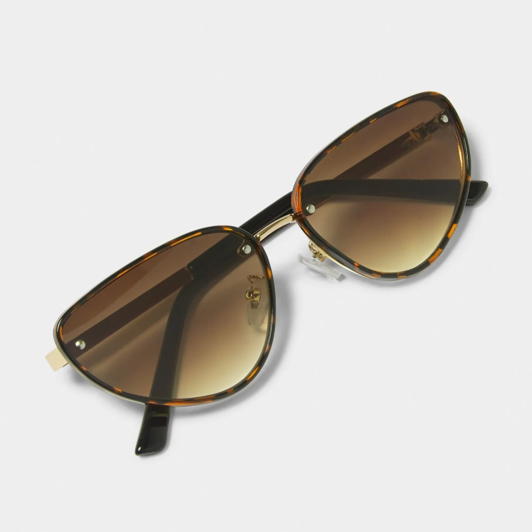 Katie Loxton Women's Sunglasses | Honeymoon Gifts*Saint-Tropez Cat Eye Sunglasses Brown Tortoiseshell