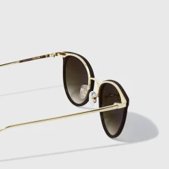 Katie Loxton Women's Sunglasses | Honeymoon Gifts*Santorini Cacao Wide Cat Eye Sunglasses Cacao Brown