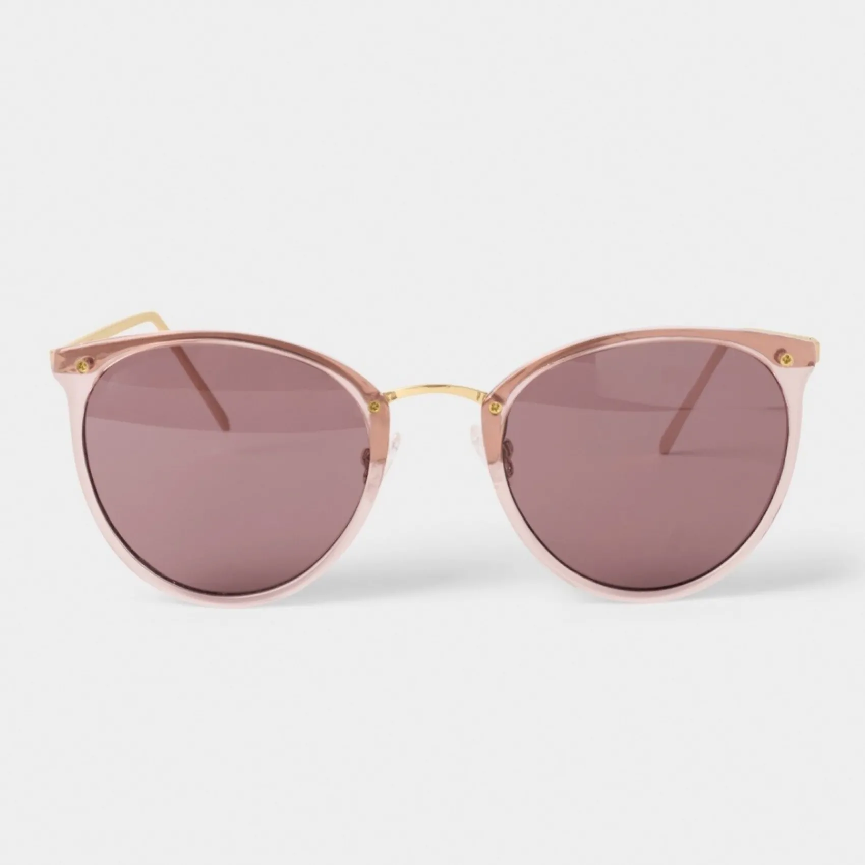 Katie Loxton Women's Sunglasses | Honeymoon Gifts*Santorini Wide Cat Eye Sunglasses Rose Gold