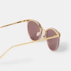 Katie Loxton Women's Sunglasses | Honeymoon Gifts*Santorini Wide Cat Eye Sunglasses Rose Gold