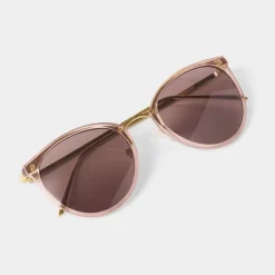 Katie Loxton Women's Sunglasses | Honeymoon Gifts*Santorini Wide Cat Eye Sunglasses Rose Gold