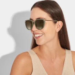 Katie Loxton Women's Sunglasses | Honeymoon Gifts*Sardinia Sunglasses Khaki