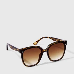 Katie Loxton Women's Sunglasses | Honeymoon Gifts*Savannah Tortiseshell Square Sunglasses Brown Tortoiseshell