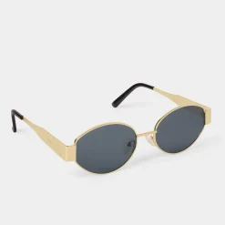 Katie Loxton Women's Sunglasses | Honeymoon Gifts*Siena Oval Sunglasses Matt Gold