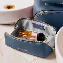 Katie Loxton Makeup & Wash Bags | Something Blue Gifts*Small Makeup Bag Navy