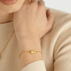 Katie Loxton Engagement Gifts | Bridesmaid Gifts*'So Loved' Gold Charm Bracelet