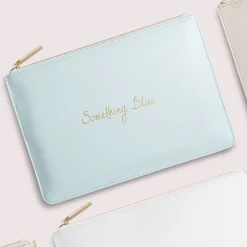 Katie Loxton Sentiment Pouches | Something Blue Gifts*'Something Blue' Perfect Pouch Pale Blue