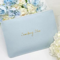 Katie Loxton Sentiment Pouches | Something Blue Gifts*'Something Blue' Perfect Pouch Pale Blue