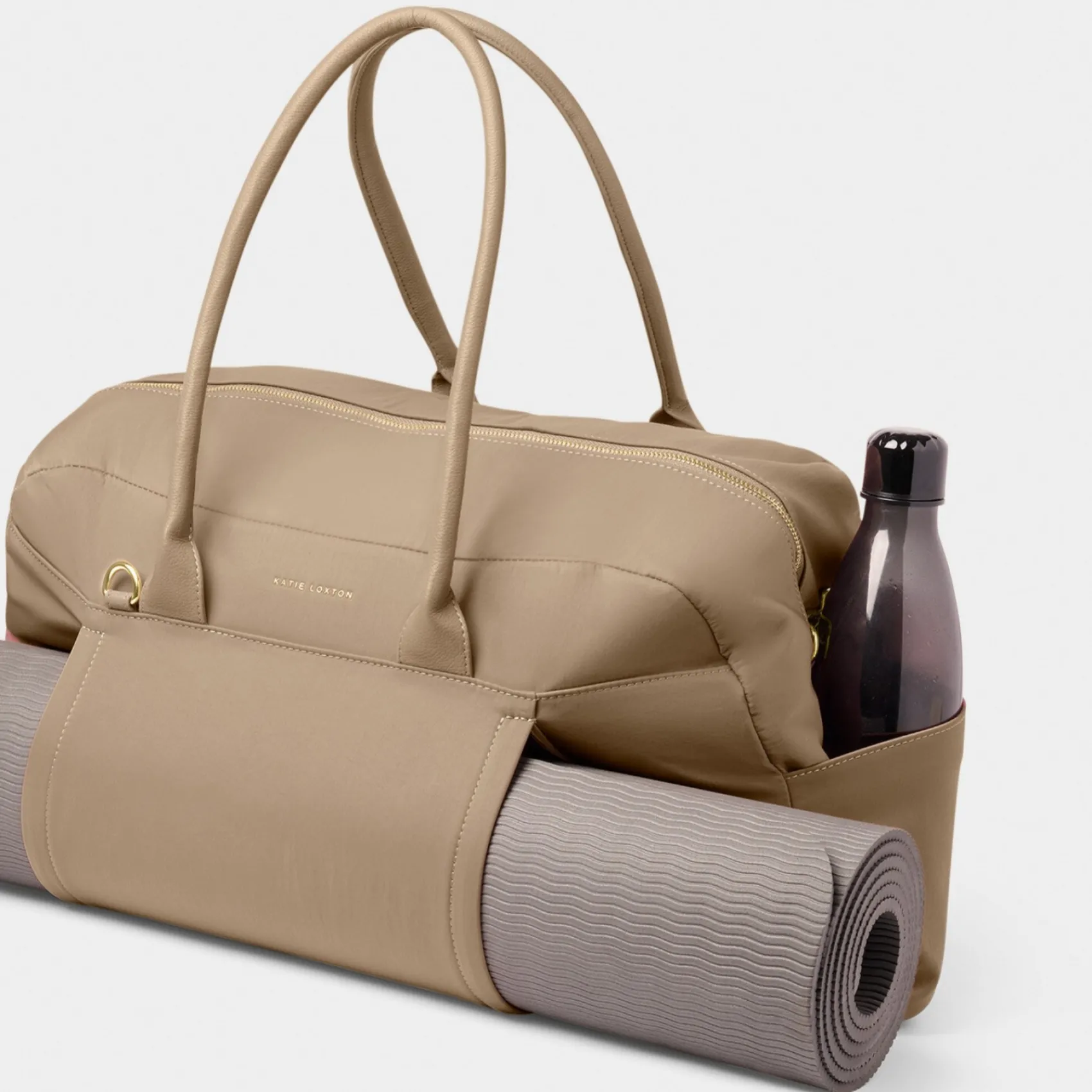 Katie Loxton Weekend Bags | Weekend Bags*Nylon-Luxe Gym Bag Taupe