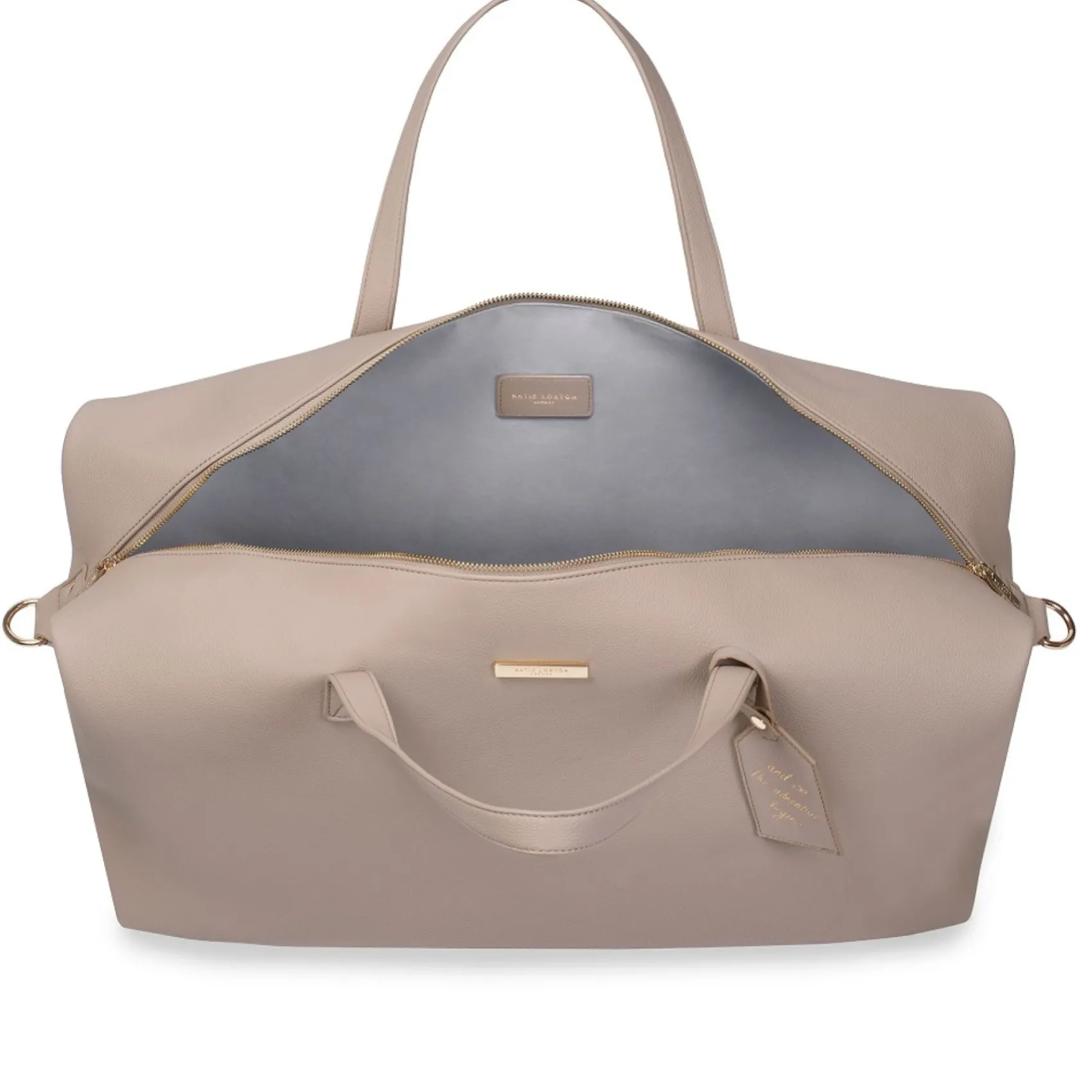 Katie Loxton Honeymoon Gifts | Bride Gifts*Weekend Holdall Duffle Bag Taupe