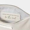 Katie Loxton Sentiment Pouches | Mother Of The Groom Gifts*'Thank You For Helping Me Tie The Knot' Pouch Grey