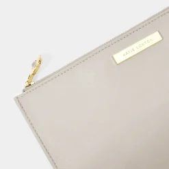 Katie Loxton Sentiment Pouches | Mother Of The Groom Gifts*'Thank You For Helping Me Tie The Knot' Pouch Grey