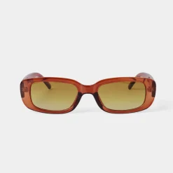 Katie Loxton Women's Sunglasses | Honeymoon Gifts*Venice Rectangle Sunglasses Amber