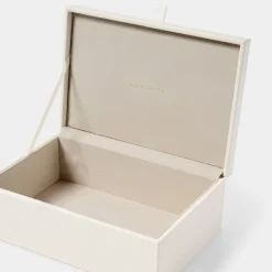 Katie Loxton Wedding Keepsake Boxes | Bride Gifts*Wedding Keepsake Box 'Memories To Treasure Forever' Off White