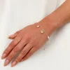 Lace & Favour Bridesmaid Gifts | Pearl Jewellery*Lavinia Freshwater Pearl Drop Chain Bracelet Ivory/ Silver
