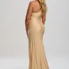 Linzi Jay Linzi Jay Prom Dresses | Royal Blue Prom Dresses*One Shoulder Stretch Satin Prom Dress with Slit