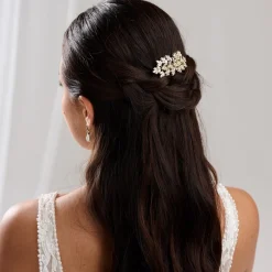 Lace & Favour Prom Hair Clips & Combs | Bride Gifts*Lustre Crystal Spray Wedding Hair Comb Gold