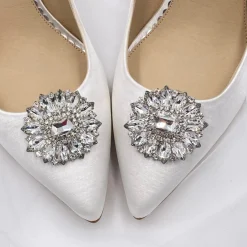 Lace & Favour Bride Gifts | Shoe Jewellery*Miracle Statement Crystal Shoe Clips