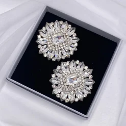 Lace & Favour Bride Gifts | Shoe Jewellery*Miracle Statement Crystal Shoe Clips