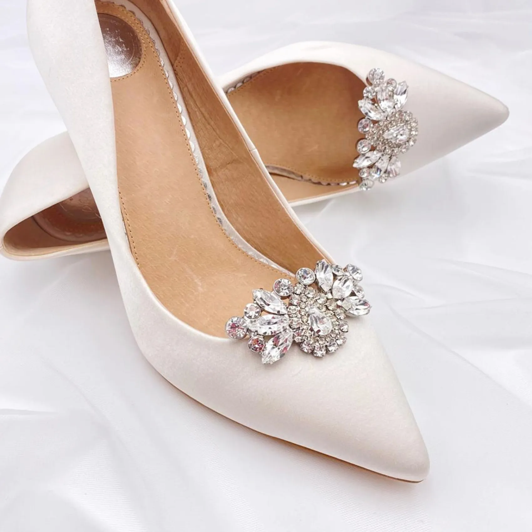 Rainbow Club Bride Gifts | Shoe Jewellery*Myra by | Diamante Brooch Shoe Clips