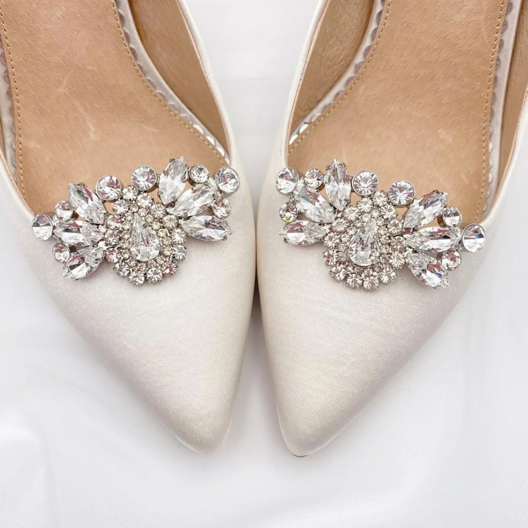Rainbow Club Bride Gifts | Shoe Jewellery*Myra by | Diamante Brooch Shoe Clips