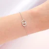 Olivia Burton Women's Jewellery | Honeymoon Gifts*Bejewelled Silver Interlink Chain Bracelet