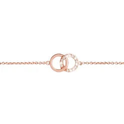 Olivia Burton Women's Jewellery | Bridesmaid Gifts*Bejewelled Rose Gold Interlink Chain Bracelet